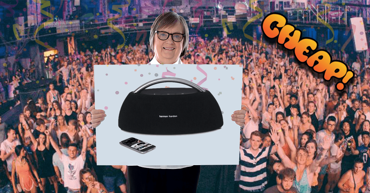 CHEAP: Shake up your house with $150 off Harman Kardon Go+Play Bluetooth speaker