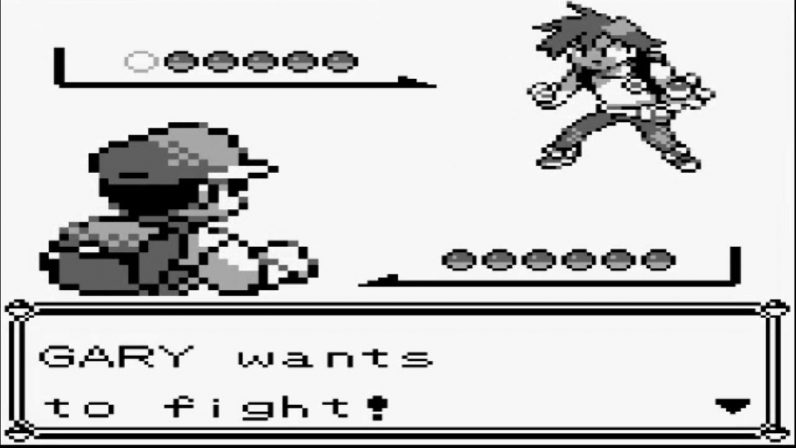 gary wants to fight pokemon