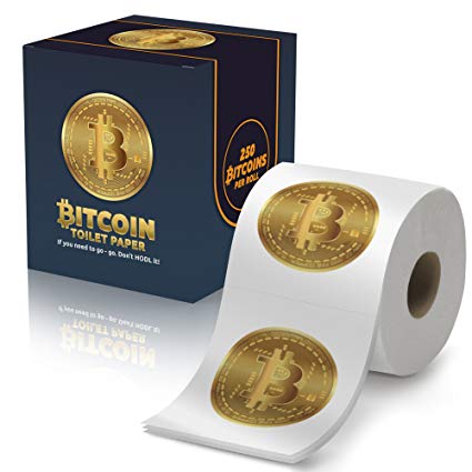 Bitcoin, cryptocurrency, toilet roll