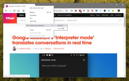 send anywhere chrome
