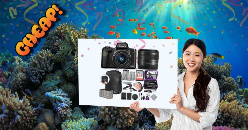 CHEAP: A complete Canon EOS M50 travel photography kit for $599? OMG, yes