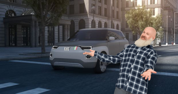 fiat, centoventi, car, 500, tesla-ces-concept, car, vehicle, battery, electric