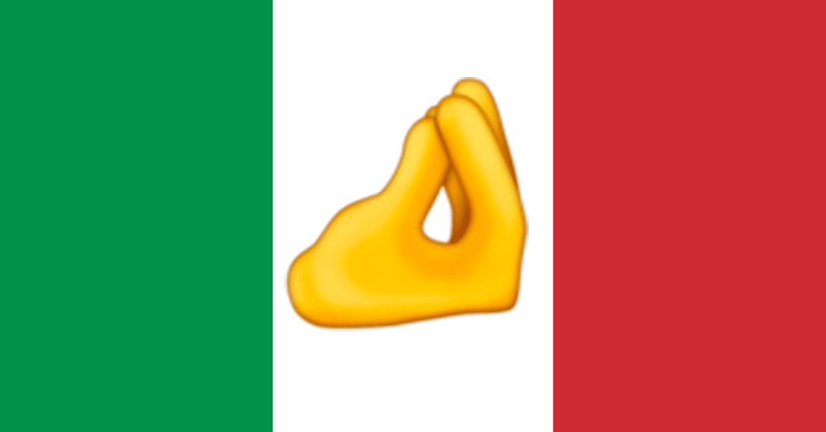 We asked an actual Italian about the new &#39;Italian hand&#39; emoji