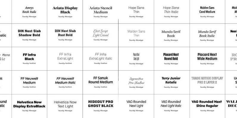 For under $50, get 50 of MyFonts’ best new font designs for all your projects.