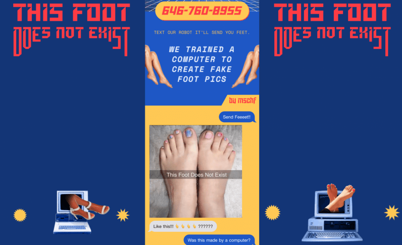 thisfootdoesnotexist.com, feet, ai, machine learning, images