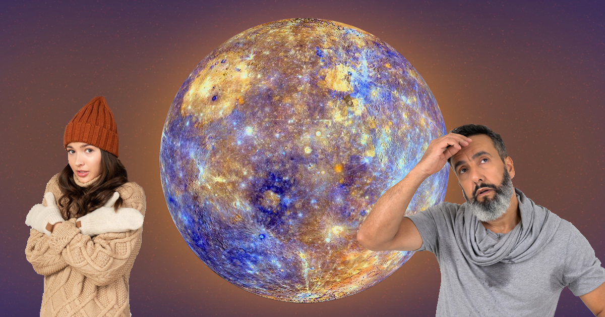 Mercury’s extremely hot temperatures might help ice form on its surface