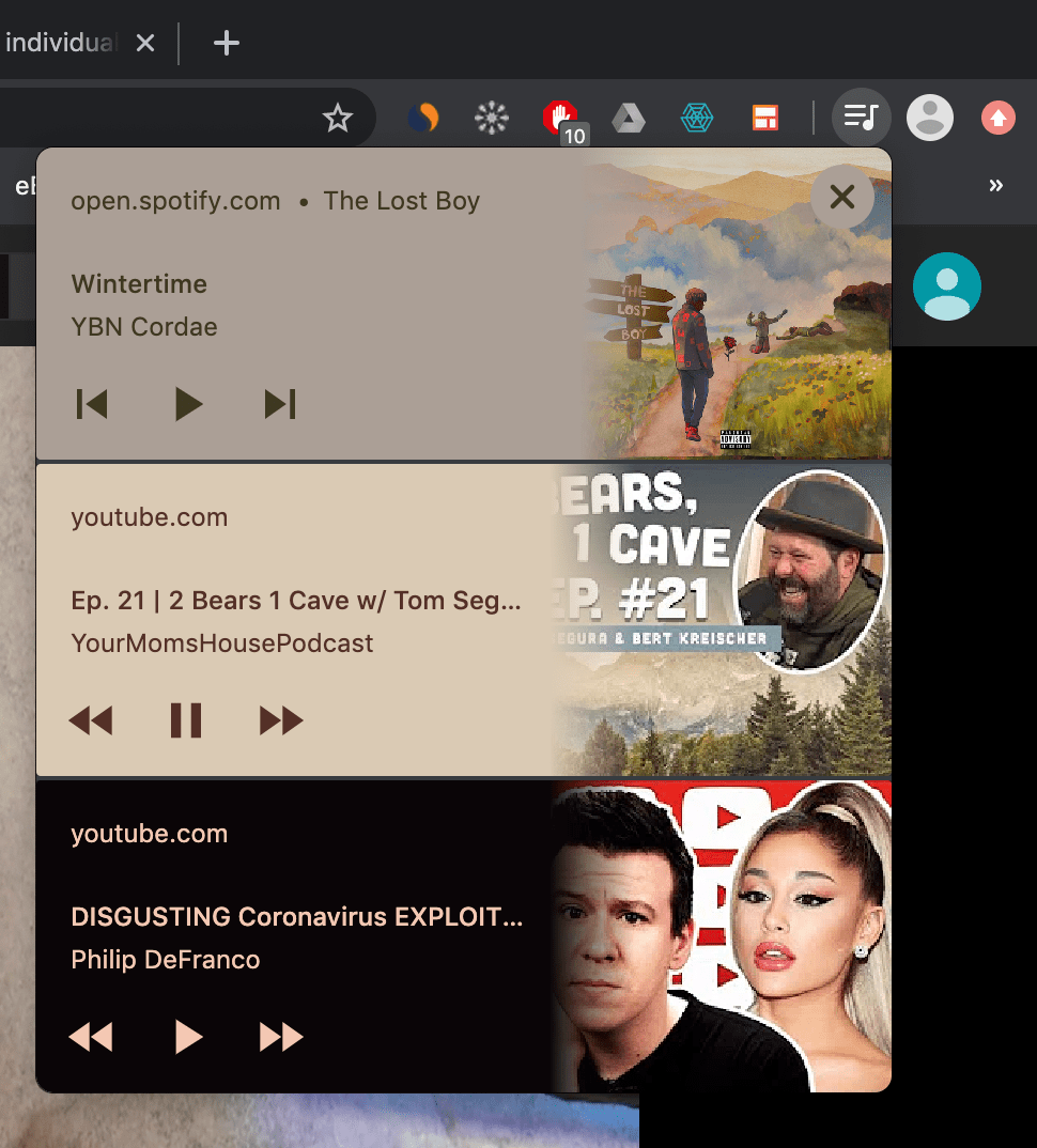 How to switch between videos and podcasts with Chrome s media controls - 41