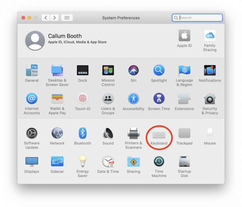 System Preferences Mac Keyboard