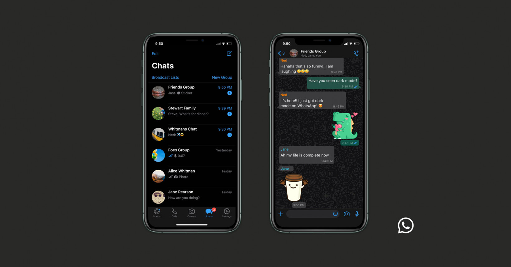It's official: WhatsApp is rolling out Dark Mode to all users