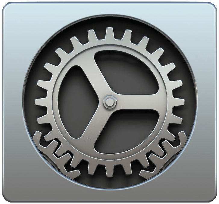 system preferences mac logo