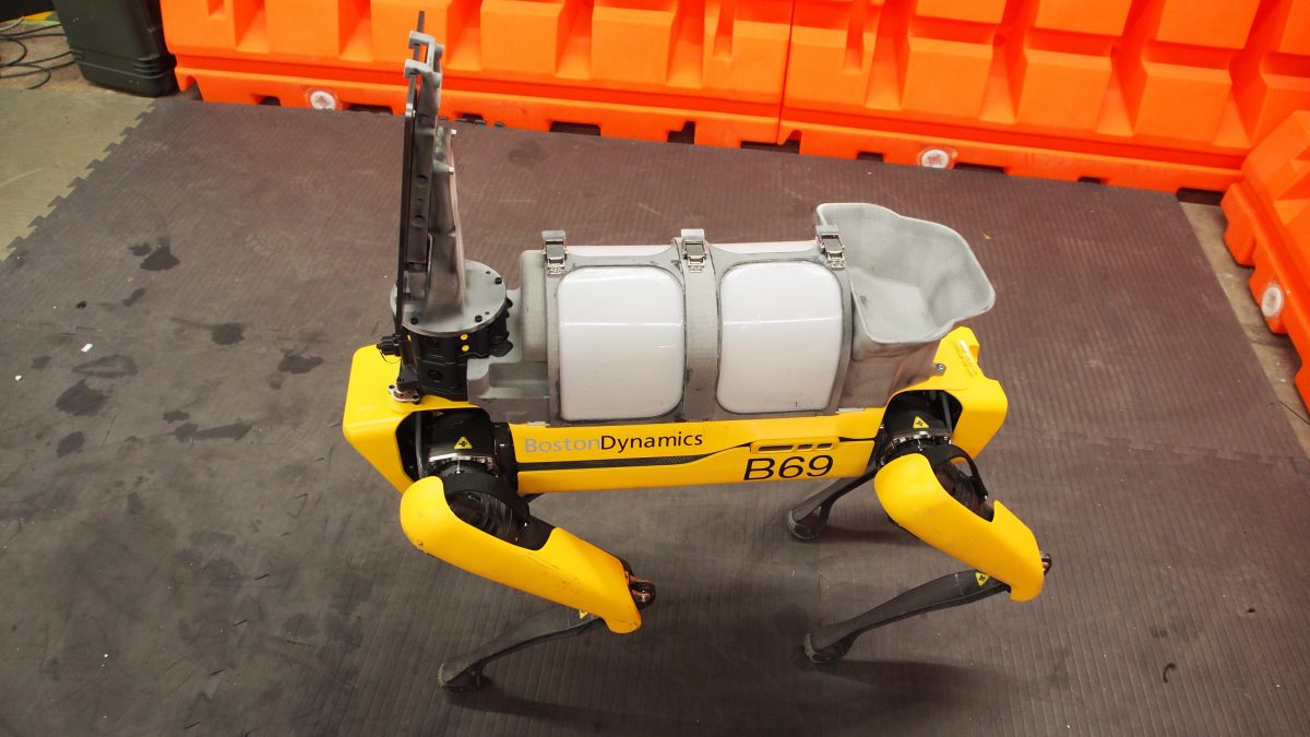 Dr.Spot robot for telemedicine developed by Boston Dynamics