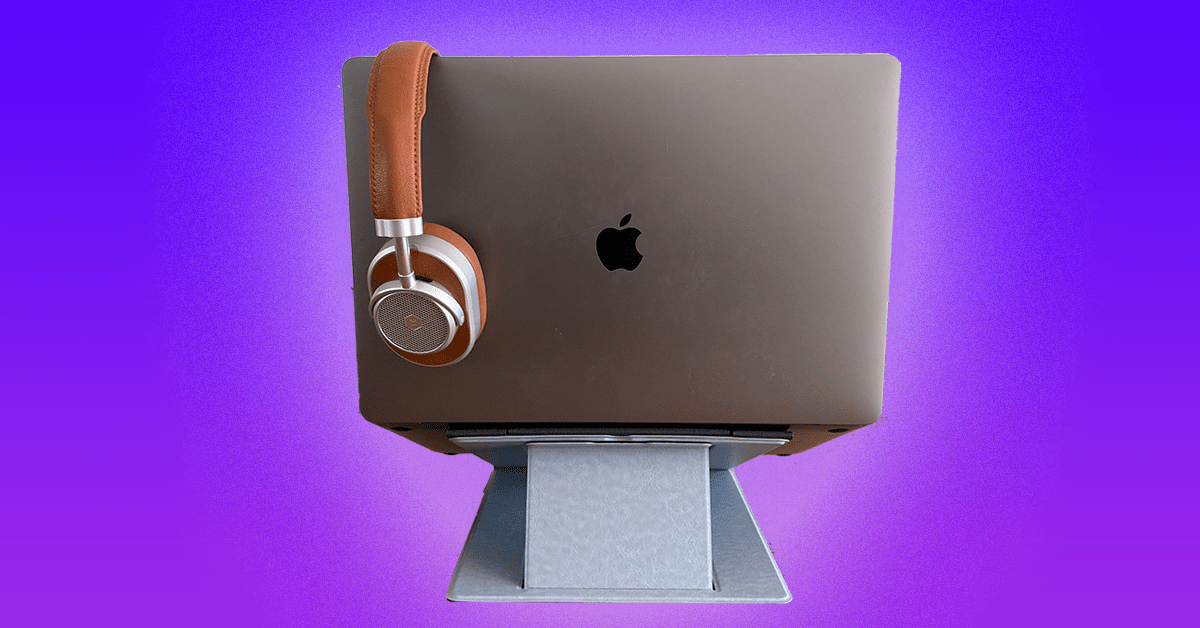 Working from home? Get yourself a laptop stand and thank me later