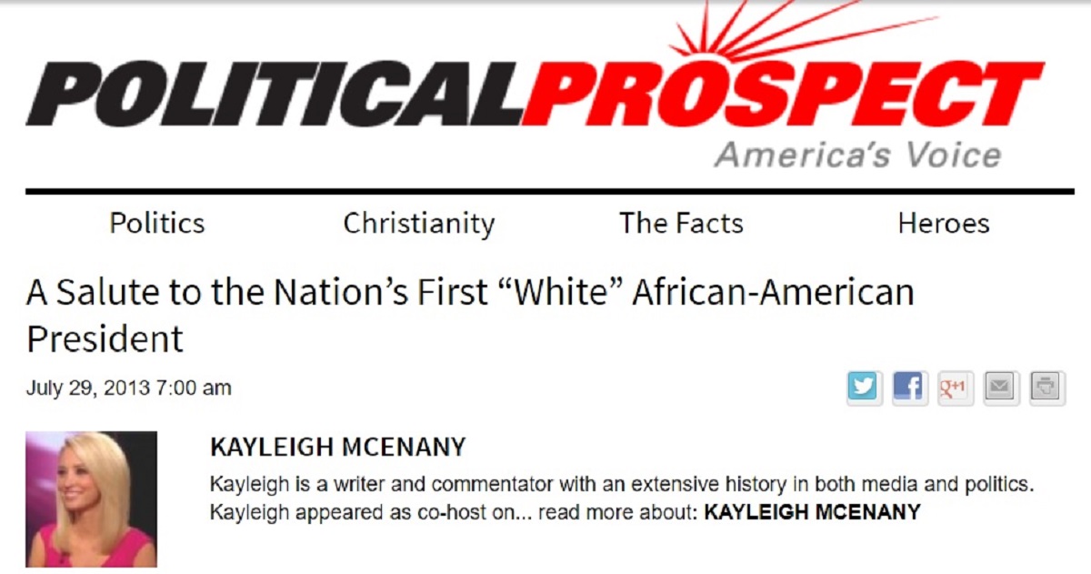 New US Press Secretary Kayleigh McEnany ran a racist, right-wing conspiracy blog
