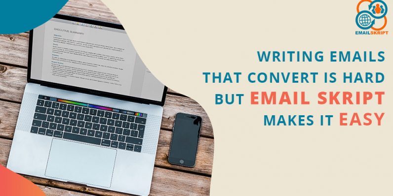Who needs a copywriter? Email Skript writes all your marketing emails for you.