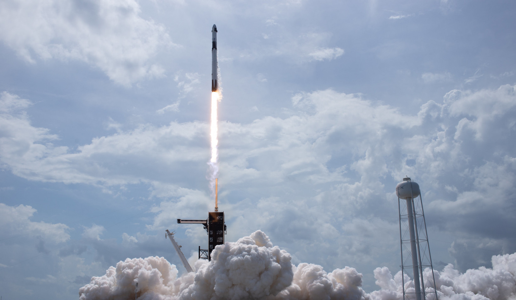 SpaceX successfully launches astronauts into space for the first time