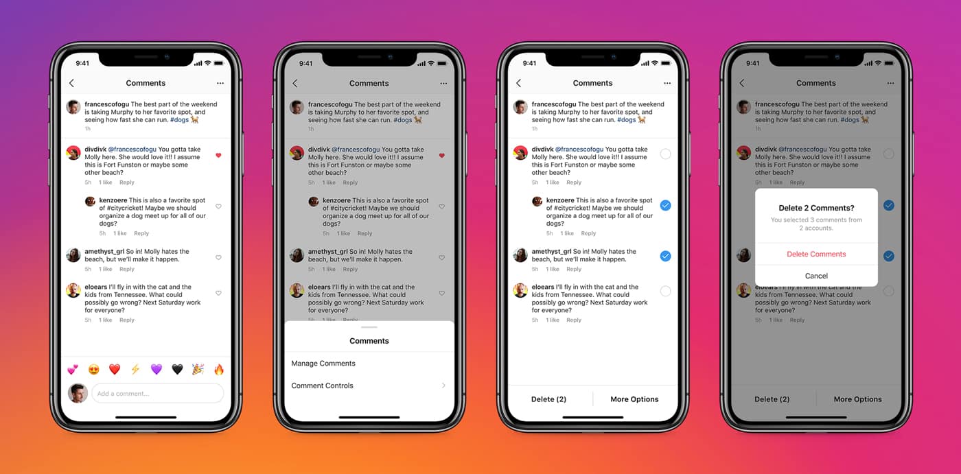 Instagram now makes it easy to delete troll comments in bulk
