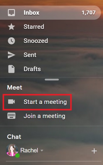 How to start a Google Meet session from Gmail - 39