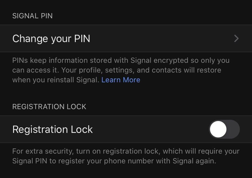 Signal introduces PINs to safely transfer your data between devices - 97