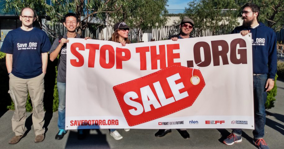 Hurray, the .org TLD won’t be sold off to a private company