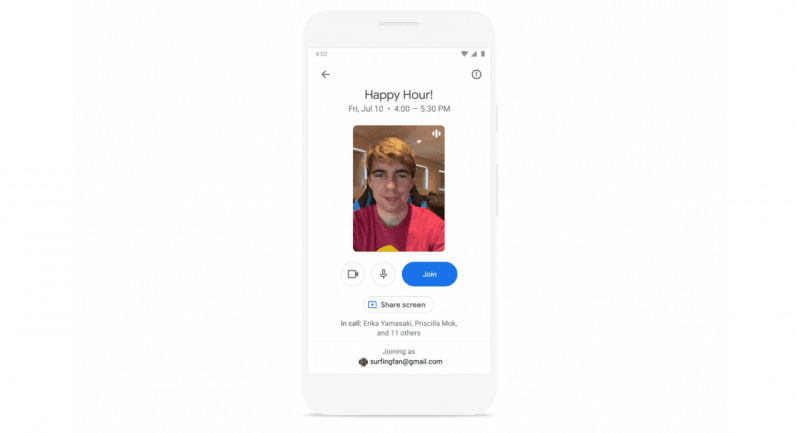 You can now make Google Meet calls right from the Gmail app
