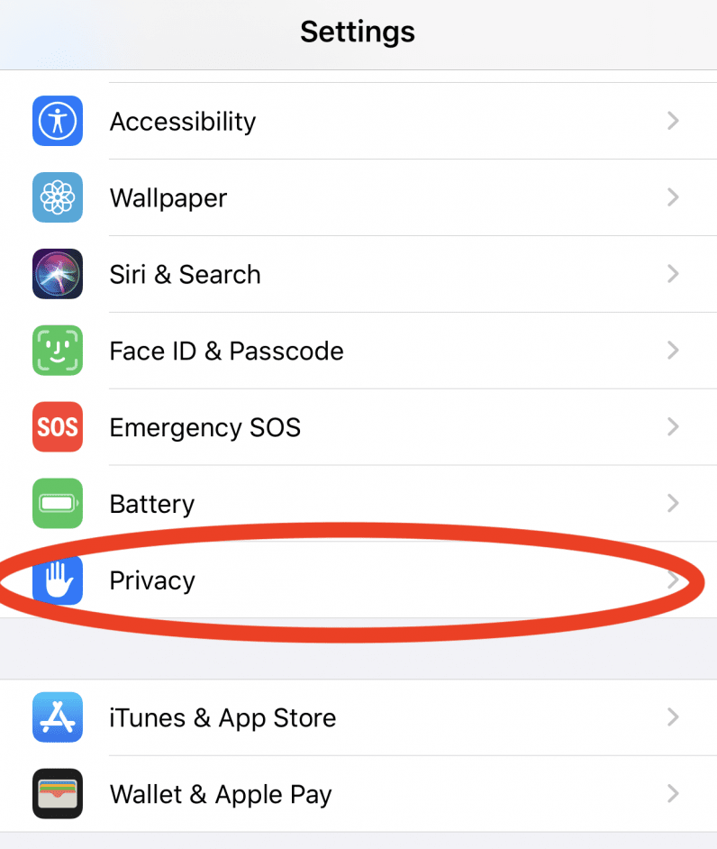 privacy ios