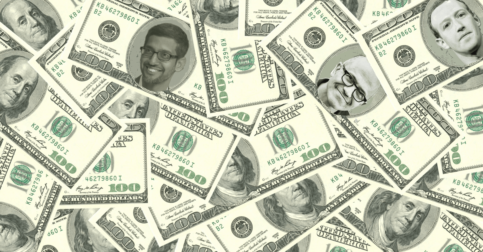 These 5 tech companies are swimming in cash