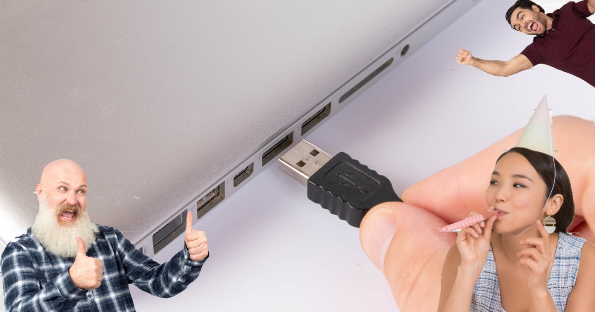 How to plug in your USB cable first time, every time