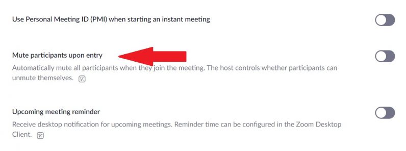 How to auto mute yourself  and others  in Zoom meetings - 43