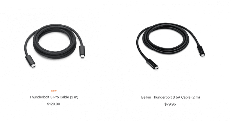 new braided iphone cable comparison thunderbolt 3 belkin apple