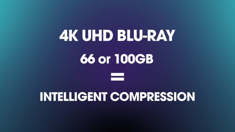 4K UHD Blu-ray quality and size