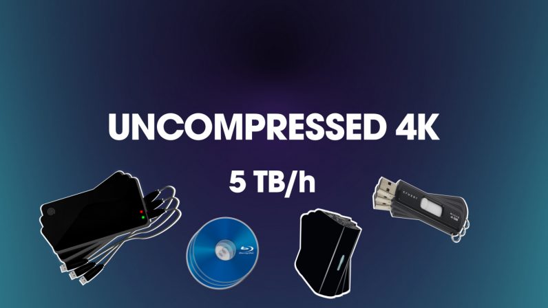 4K blu-ray disc uncompressed video