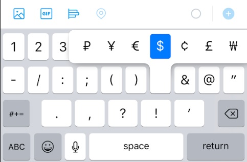 special characters on android with mac keyboard