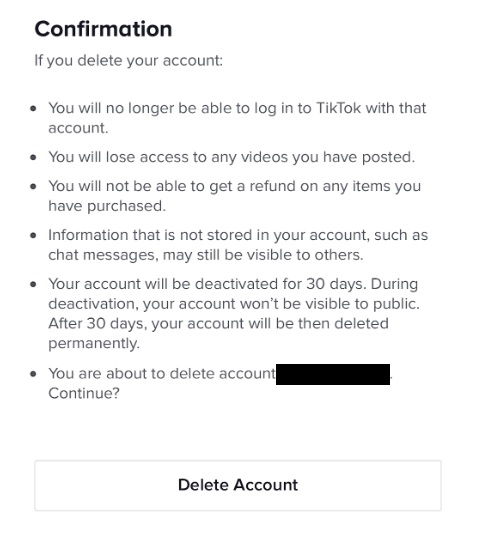 How to delete your TikTok account - 95