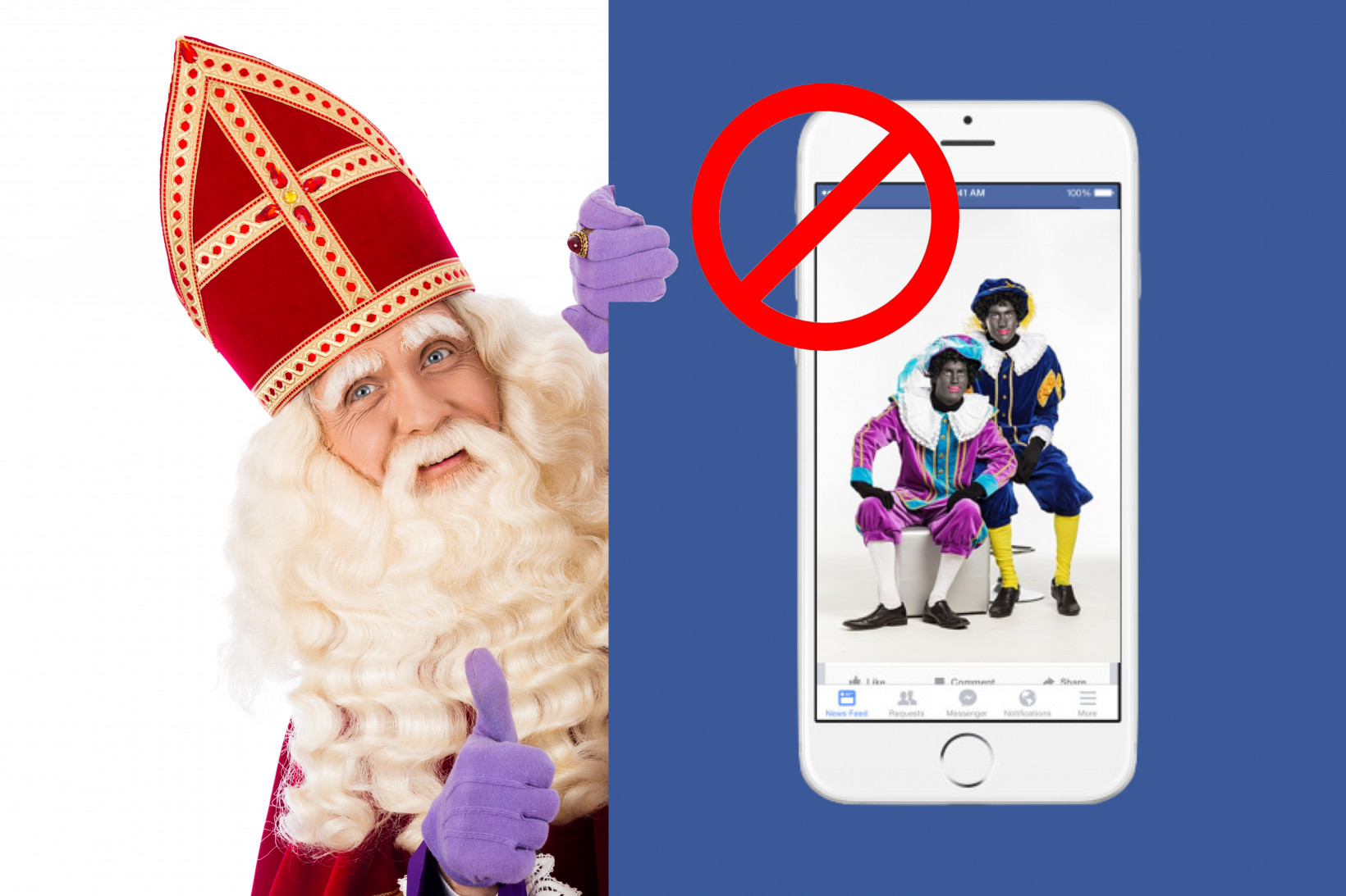 Facebook is banning controversial Dutch character ‘Zwarte Piet’