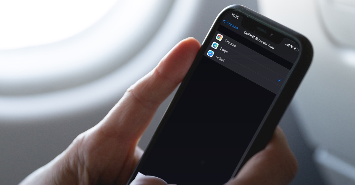 How to change your default browser in iOS 14