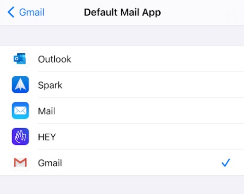 How to set a default mail app in iOS 14 - 13