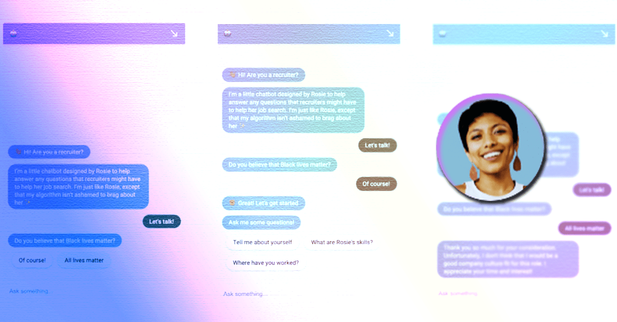 Meet the designer that made a chatbot to flag workplace racism