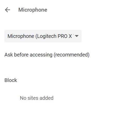 How to change your microphone or camera in Chrome - 60