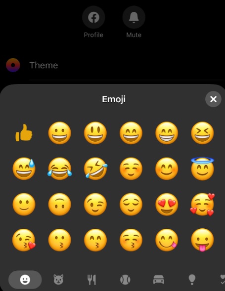 How to change your Messenger background and emoji - 40