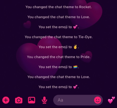 How to change your Messenger background and emoji - 54