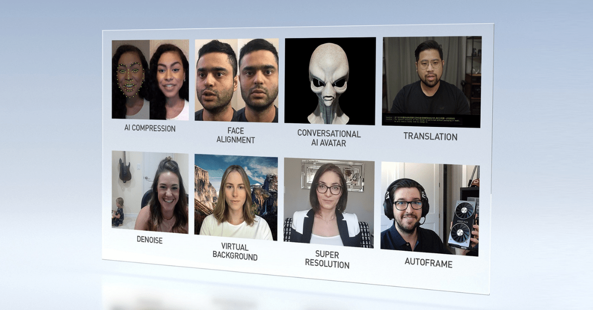 Nvidia uses AI to make video calls way better
