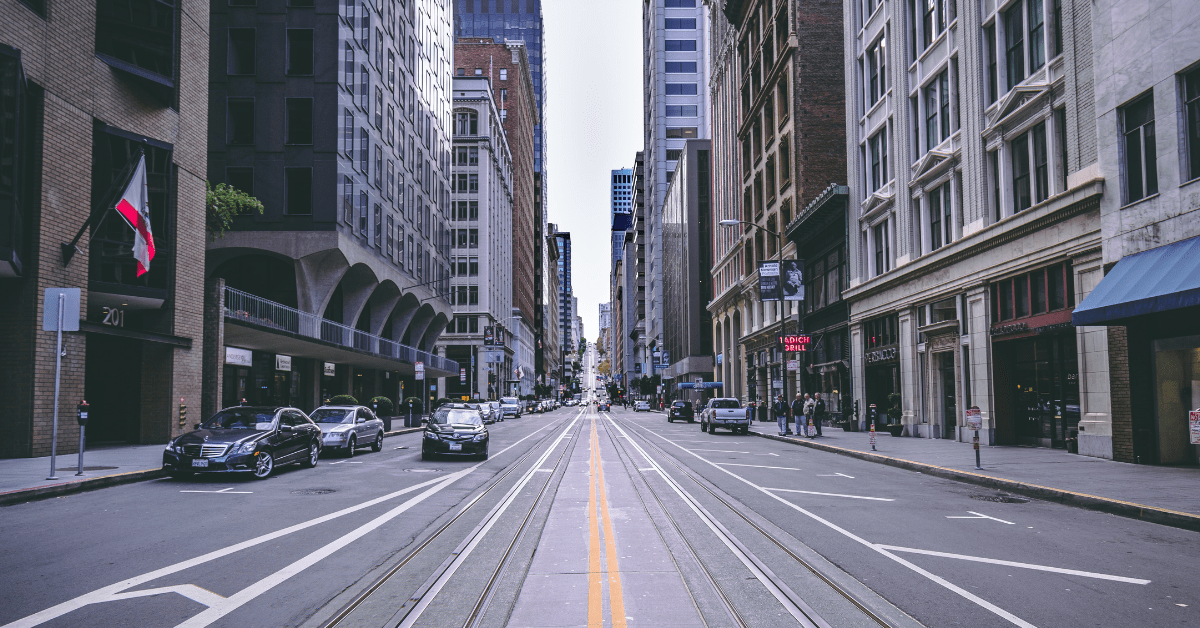 Why cities must narrow car lanes to make room for pedestrians