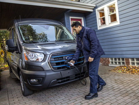 A closer look at Ford s all electric Transit van - 74