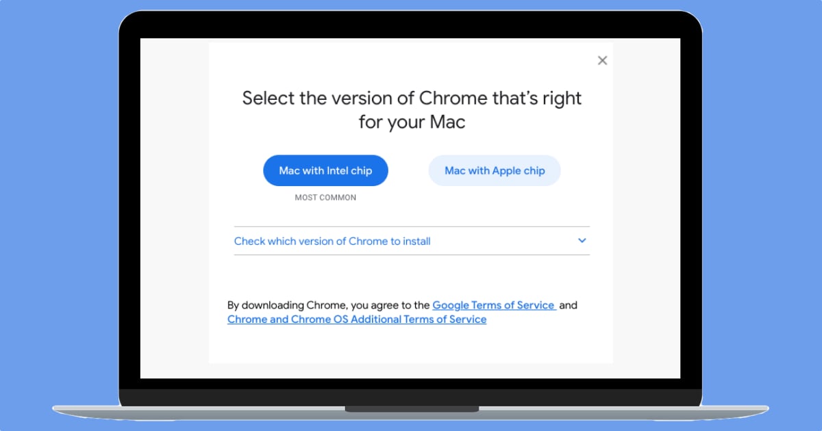 what is latest google chrome version for mac