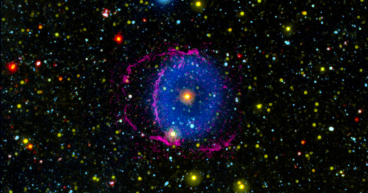 Spooky space: Blue ring nebula reveals the secrets of binary stars