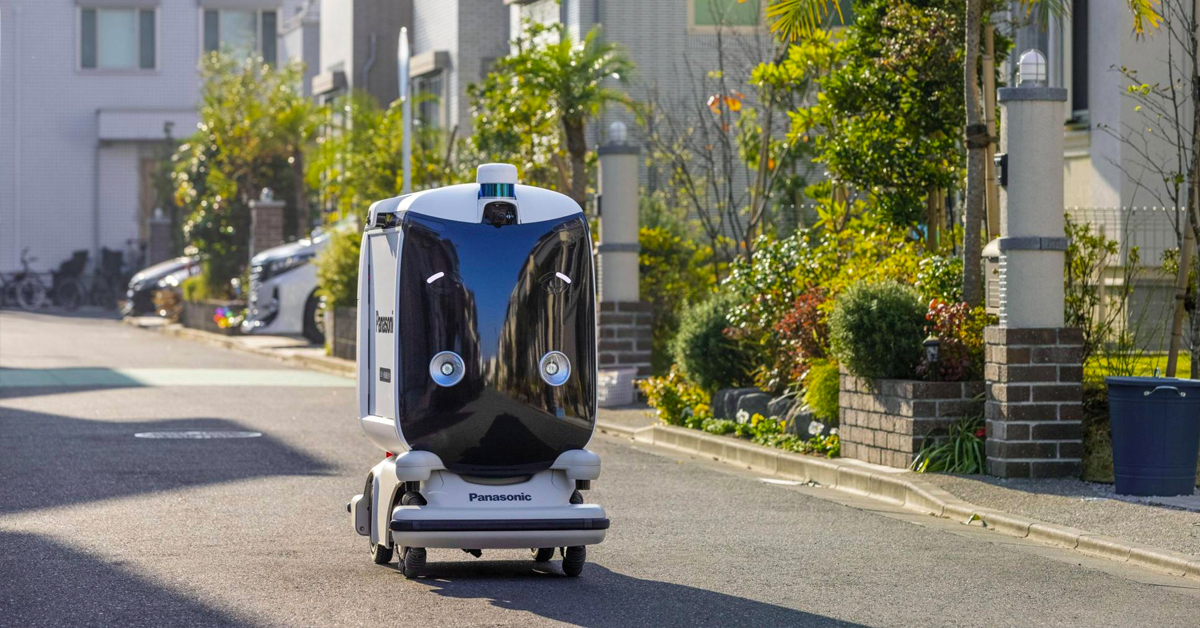 Panasonic is testing Japan’s reaction to its first delivery robots