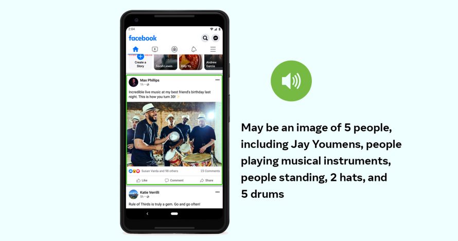 Facebook’s AI for describing photos in your feed is way smarter now