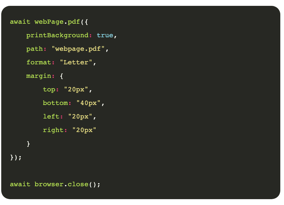 How to turn web pages into PDFs with Puppeteer and NodeJS - 45