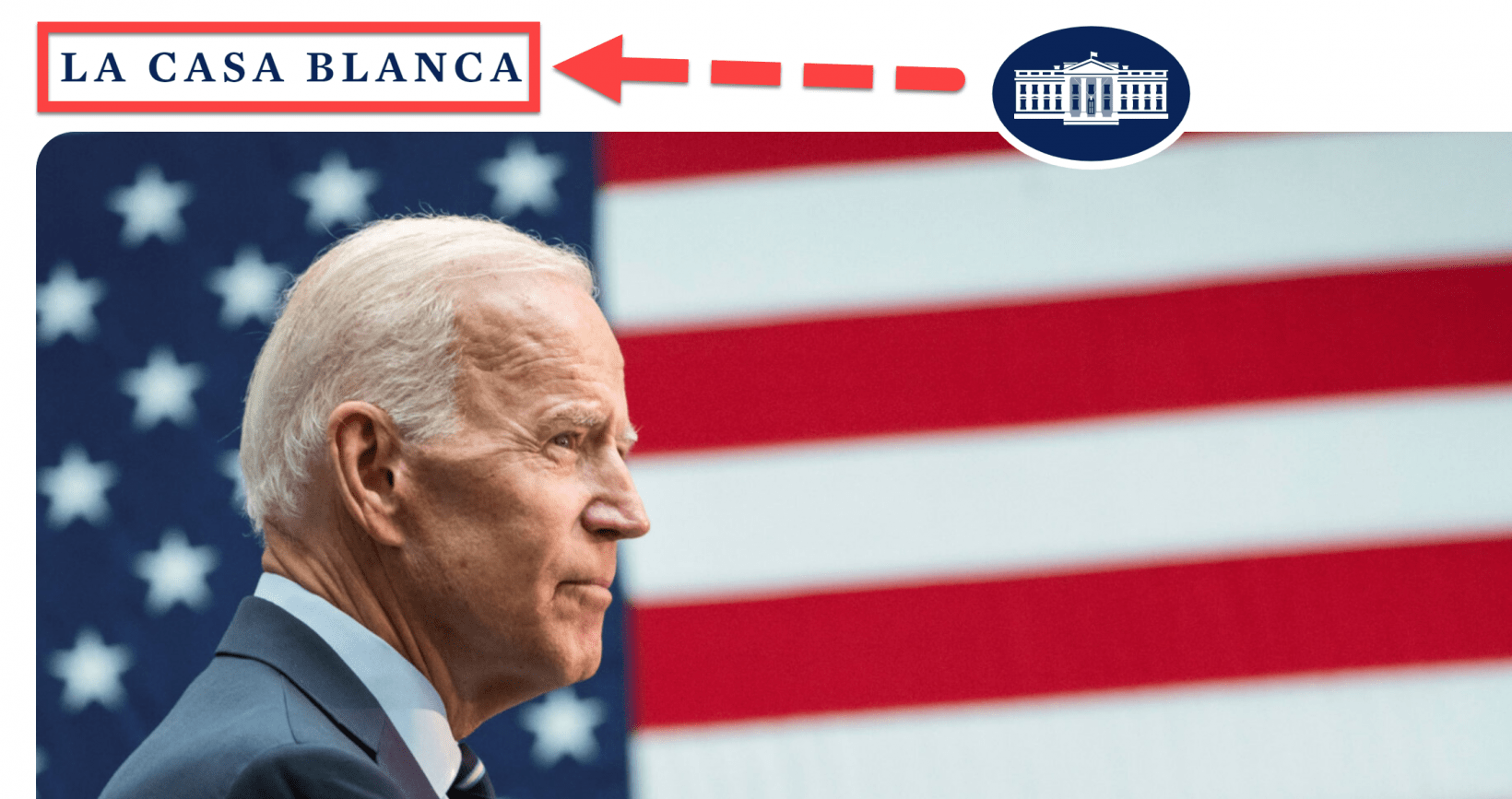 The White House website reinstates Spanish version that Trump removed