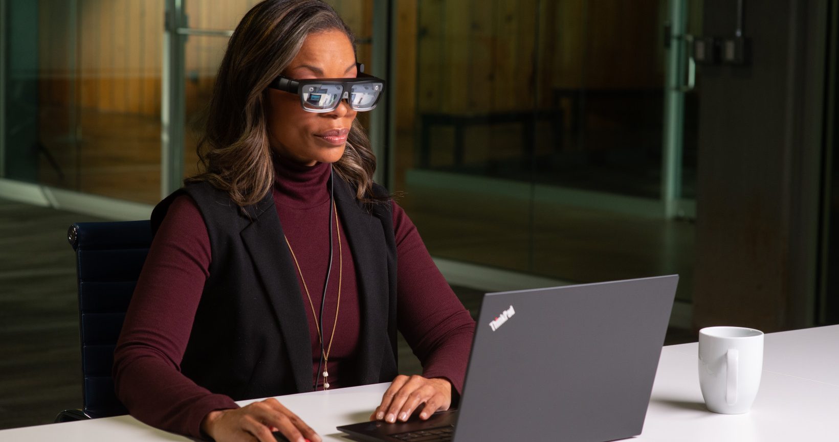 Lenovo’s sleek new AR glasses project 5 virtual monitors at once